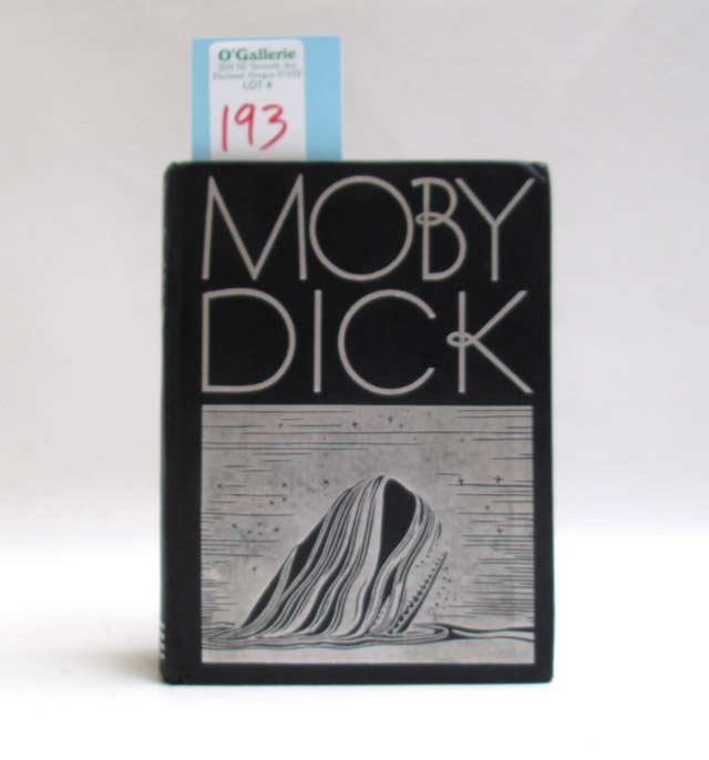 Appraisal: MOBY DICK ILLUSTRATED BY ROCKWELL KENT written by Herman Melville