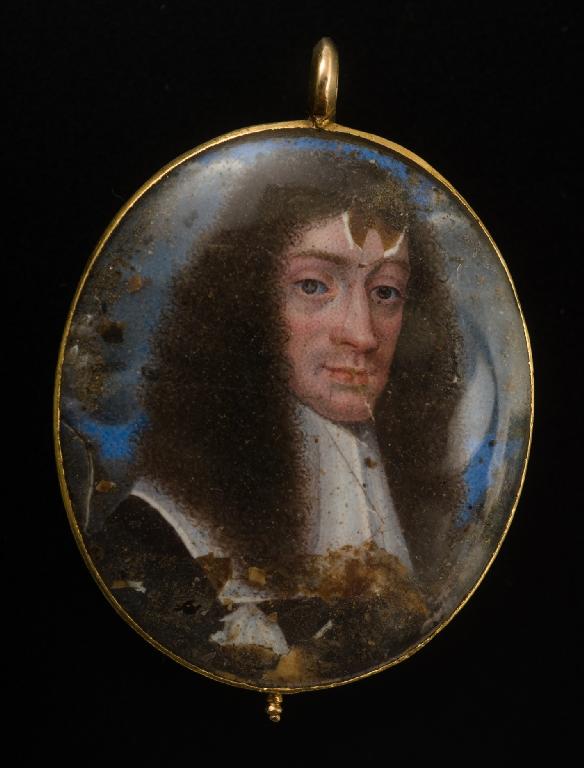 Appraisal: th CENTURY PORTRAIT MINIATURE OF A GENTLEMAN enamel on copper