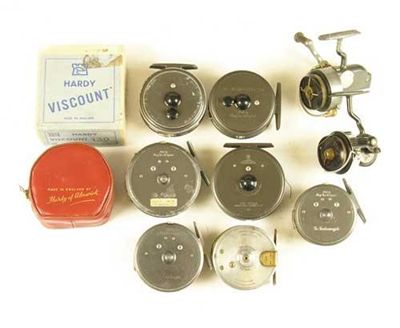 Appraisal: A collection fishing reels by Hardy Bros Ltd Alnwick England