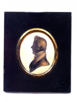 Appraisal: ATTRIBUTED TO ISABELLA BEETHAM late th century A Gentleman profile