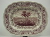 Appraisal: PLATTER - English Staffordshire marked 'Clyde Scenery' Jackson warrented on