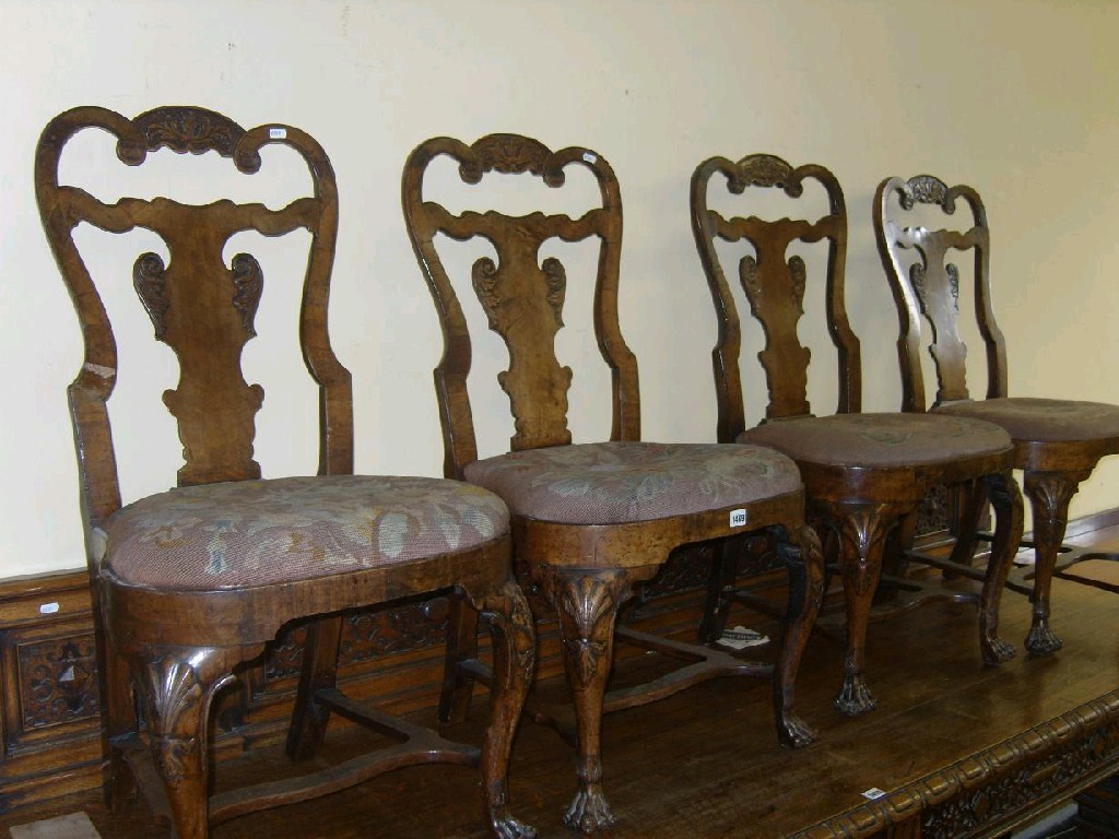 Appraisal: A large Victorian oak breakfront serving table stamped Holland Sons