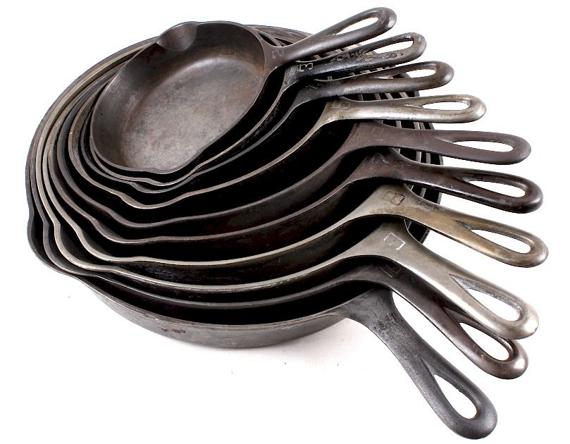 Appraisal: Griswold Cast Iron Skillet Collection c - For your consideration