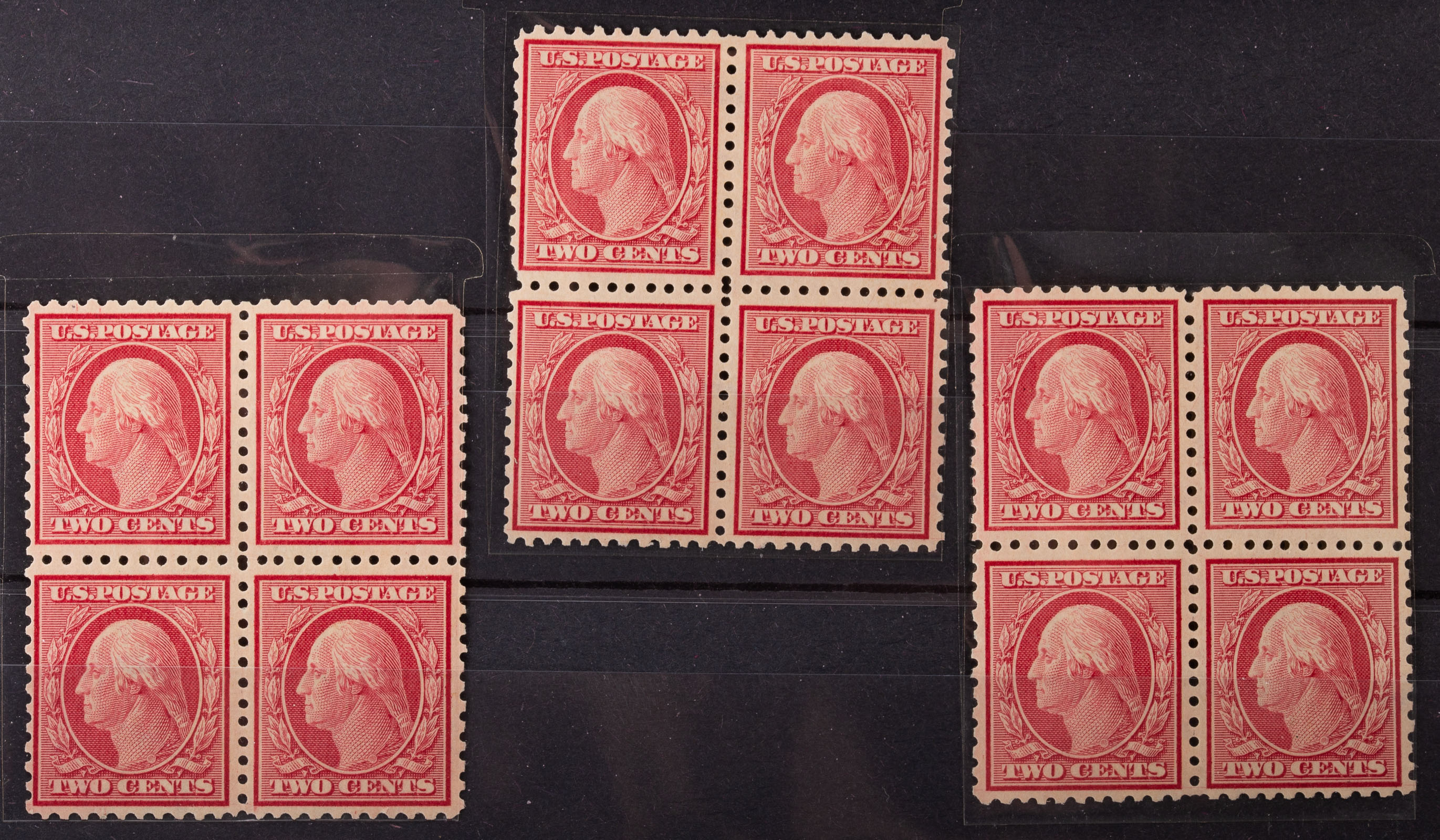 Appraisal: U S POSTAGE STAMPS RARE PERF VARIETY Remainder from imperforate