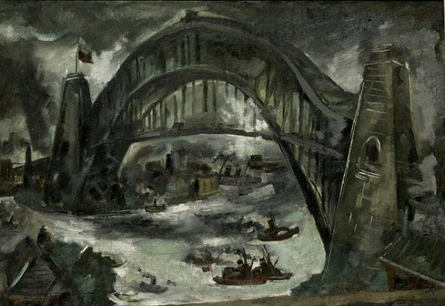 Appraisal: Francis Lymburner - Sydney Harbour Bridge c oil on canvas