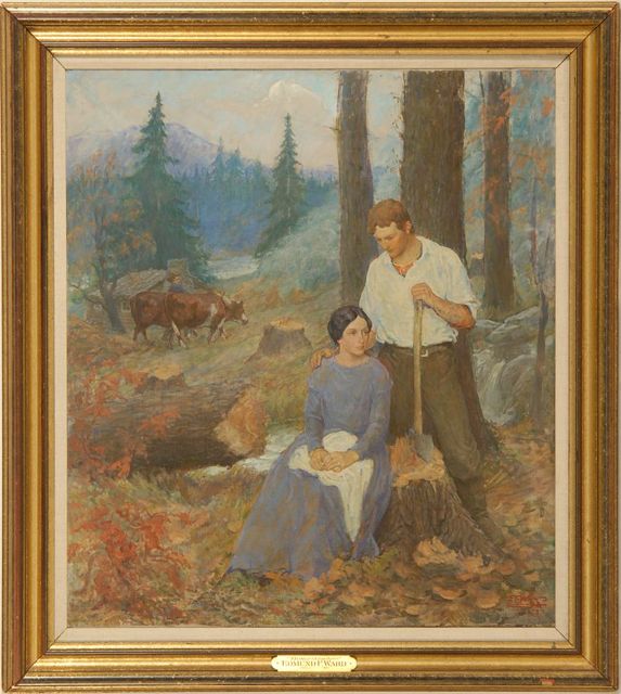 Appraisal: EDMUND FRANKLIN WARDAmerican - The Homesteaders Signed and dated lower