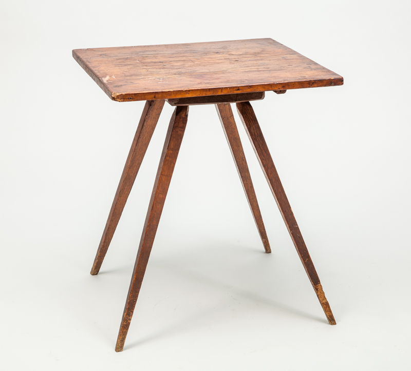 Appraisal: RUSTIC MAPLE TAVERN TABLE x x in Estimate -