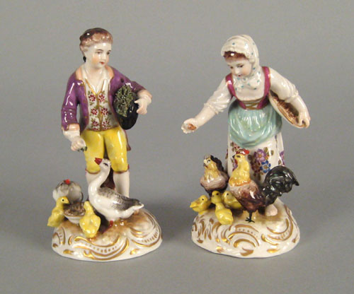 Appraisal: Pair of Royal Worcester children groups th c h