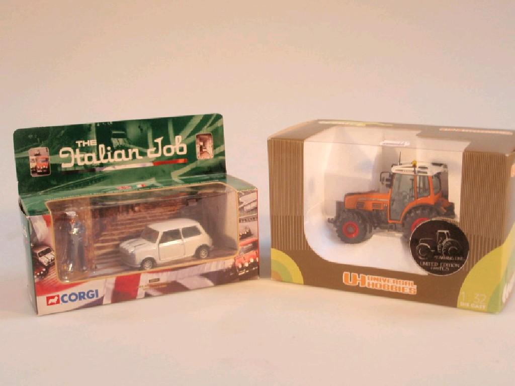 Appraisal: A die-cast model tractor and Corgi toys Italian Job 'Mini'