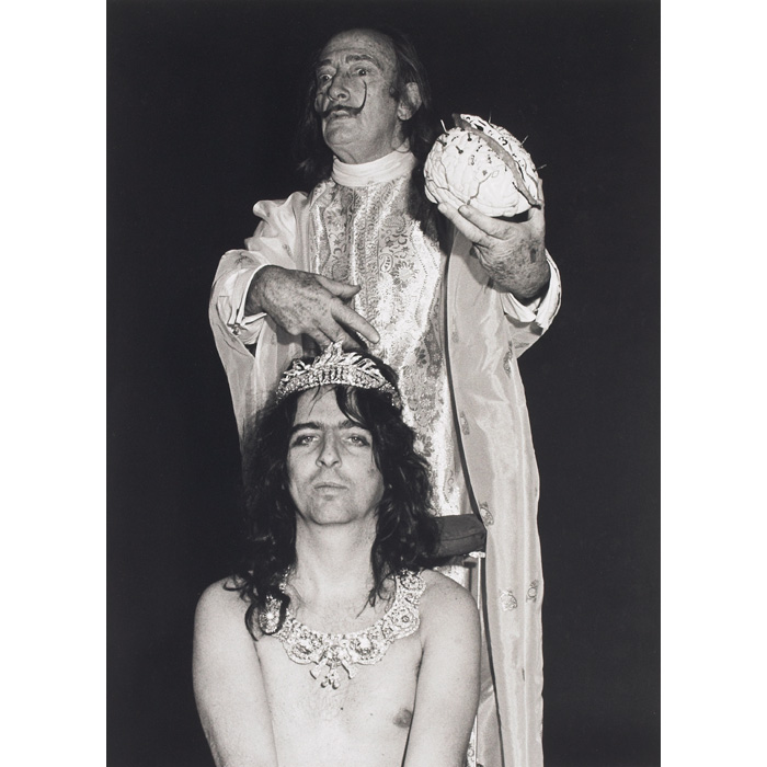 Appraisal: Bob Gruen American b Alice Cooper and Dali - Brain