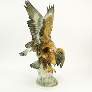 Appraisal: Hutschenreuther Porcelain Bird Group Hutschenreuther Porcelain Bird Group Features Two