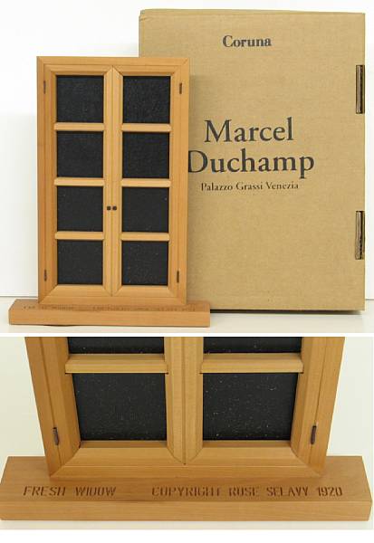 Appraisal: After Marcel Duchamp French - Fresh Widow A miniature replica