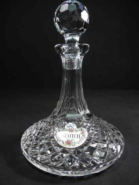 Appraisal: Waterford Irish cut crystal ship's decanter in the ''Alana'' pattern