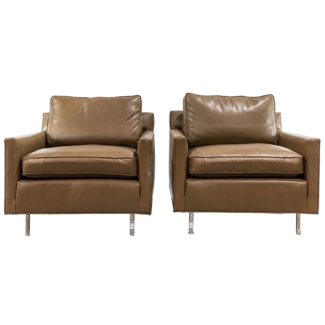 Appraisal: A PAIR OF GEORGE NELSON LOUNGE CHAIRS A pair of