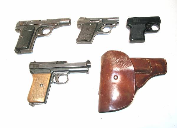 Appraisal: A lot of three semi-automatic pistols Comprising Mauser commercial sn