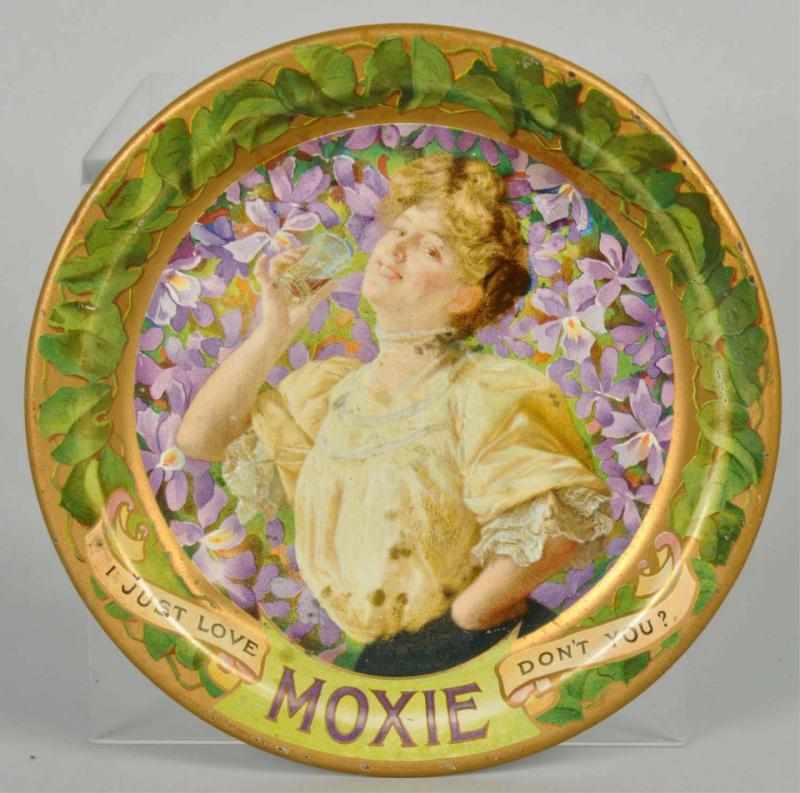 Appraisal: Moxie Tip Tray Circa Some shallow dents dark marks light