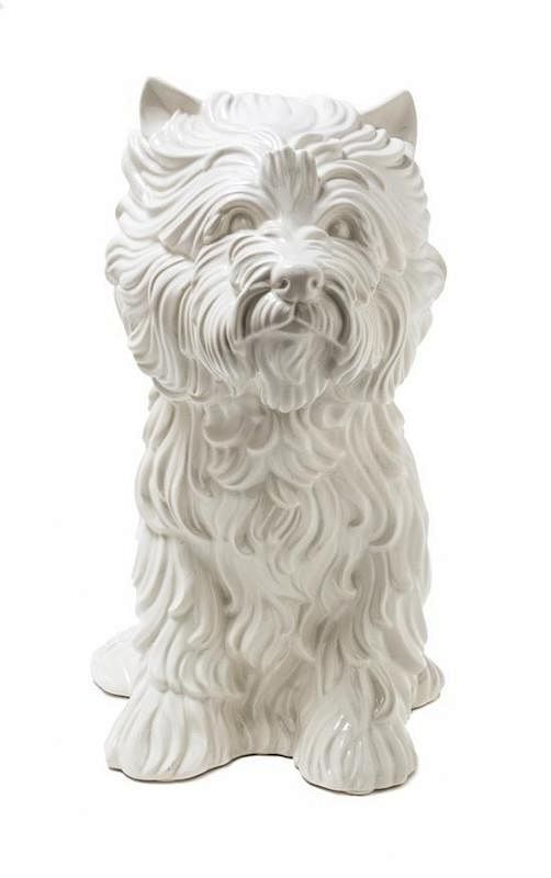 Appraisal: Jeff Koons American b Puppy Vase Jeff Koons American b