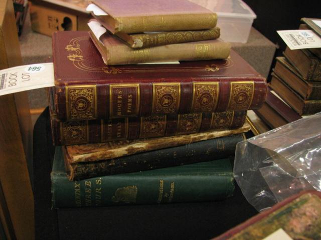 Appraisal: Eight Antique Poetry Books including ''The Lay of the Last