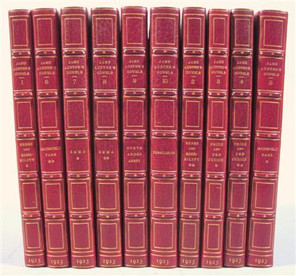 Appraisal: vols Austen Jane The Novels Oxford Large Paper edition vo