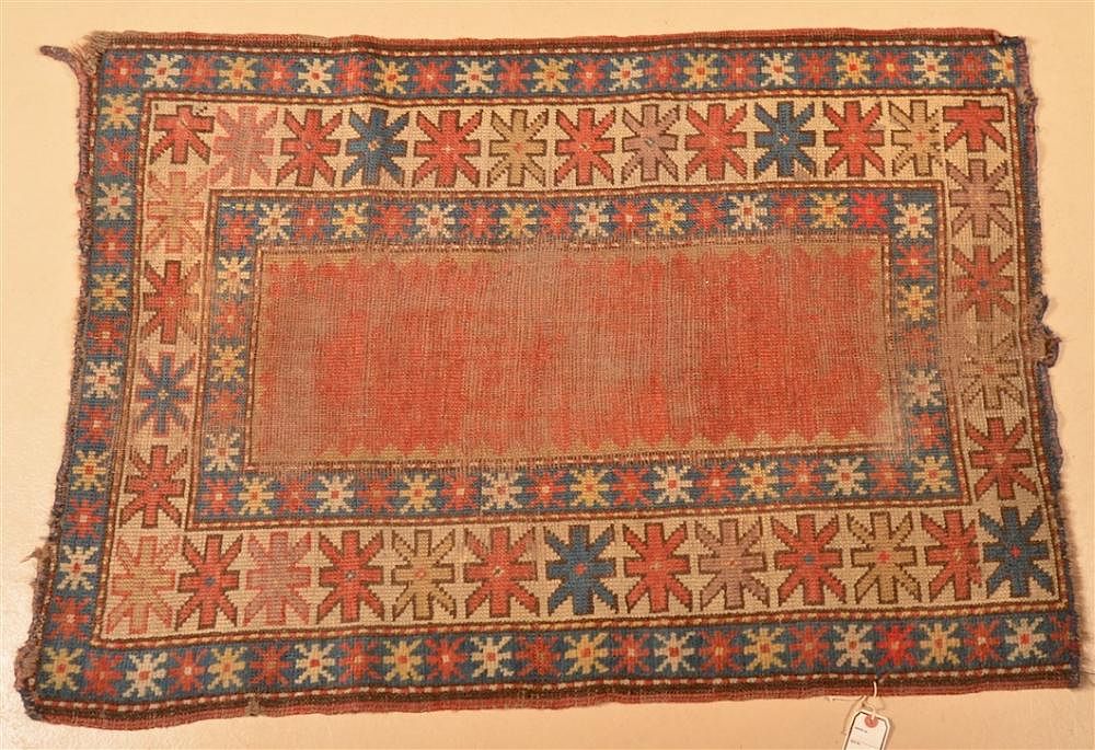 Appraisal: Small Geometric Pattern Oriental Area Rug Small Geometric Pattern Oriental