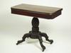 Appraisal: CARD TABLE - Circa classical period mahogany card table New