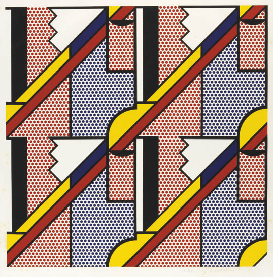 Appraisal: ROY LICHTENSTEIN Modern Print Color lithograph and screenprint on Special