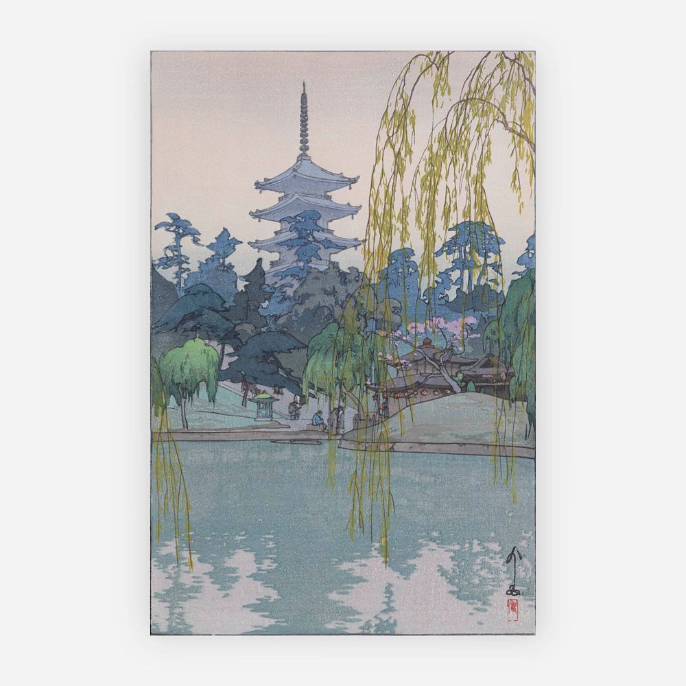 Appraisal: Hiroshi Yoshida - Sarusawa pond Lot Hiroshi Yoshida Japanese -