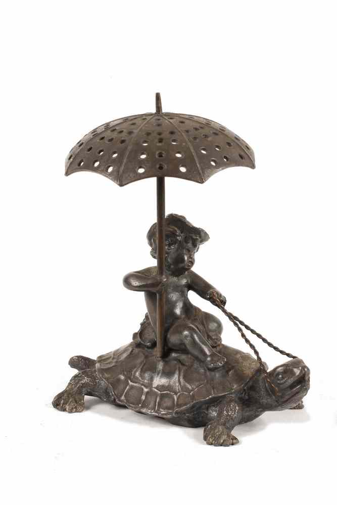 Appraisal: SCULPTURE - Art Nouveau Era sculpture of a Little Boy