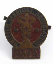 Appraisal: A British Medical Association enamelled brass car badge circa