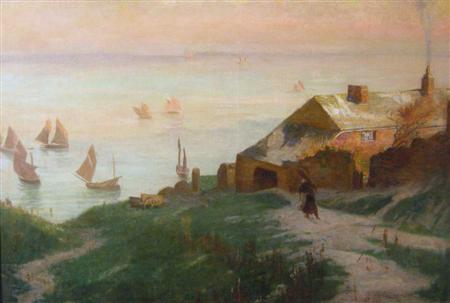 Appraisal: FRANK LEWIS EMMANUEL BRITISH - EARLY MORNING ON THE COAST