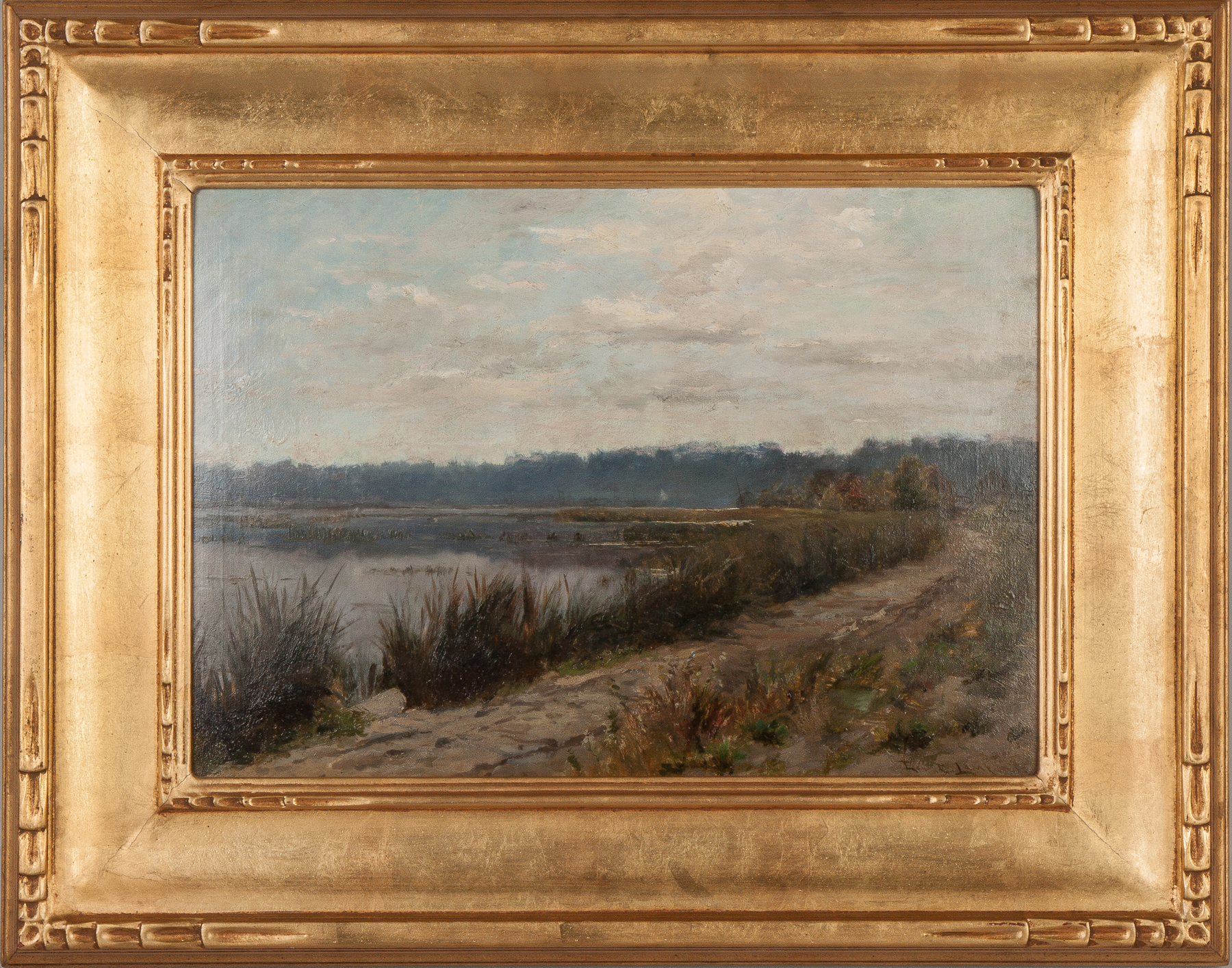 Appraisal: Emma Lambert Cooper American - Marsh Scene Sgn lower right