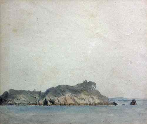 Appraisal: Attributed to William Pocock - - Watercolour sketch - ''View