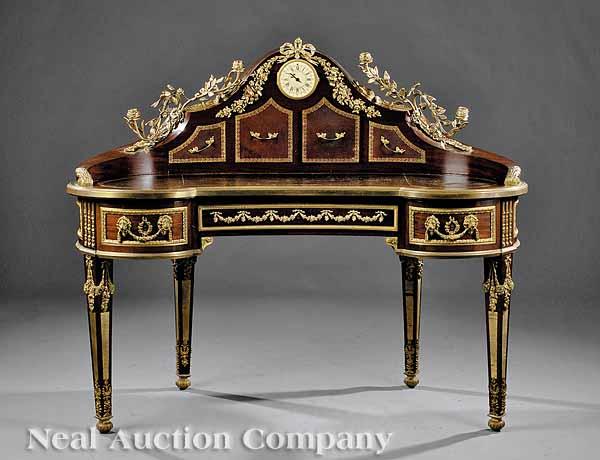 Appraisal: A Good Antique Louis XVI-Style Mahogany and Bronze Dor Mounted