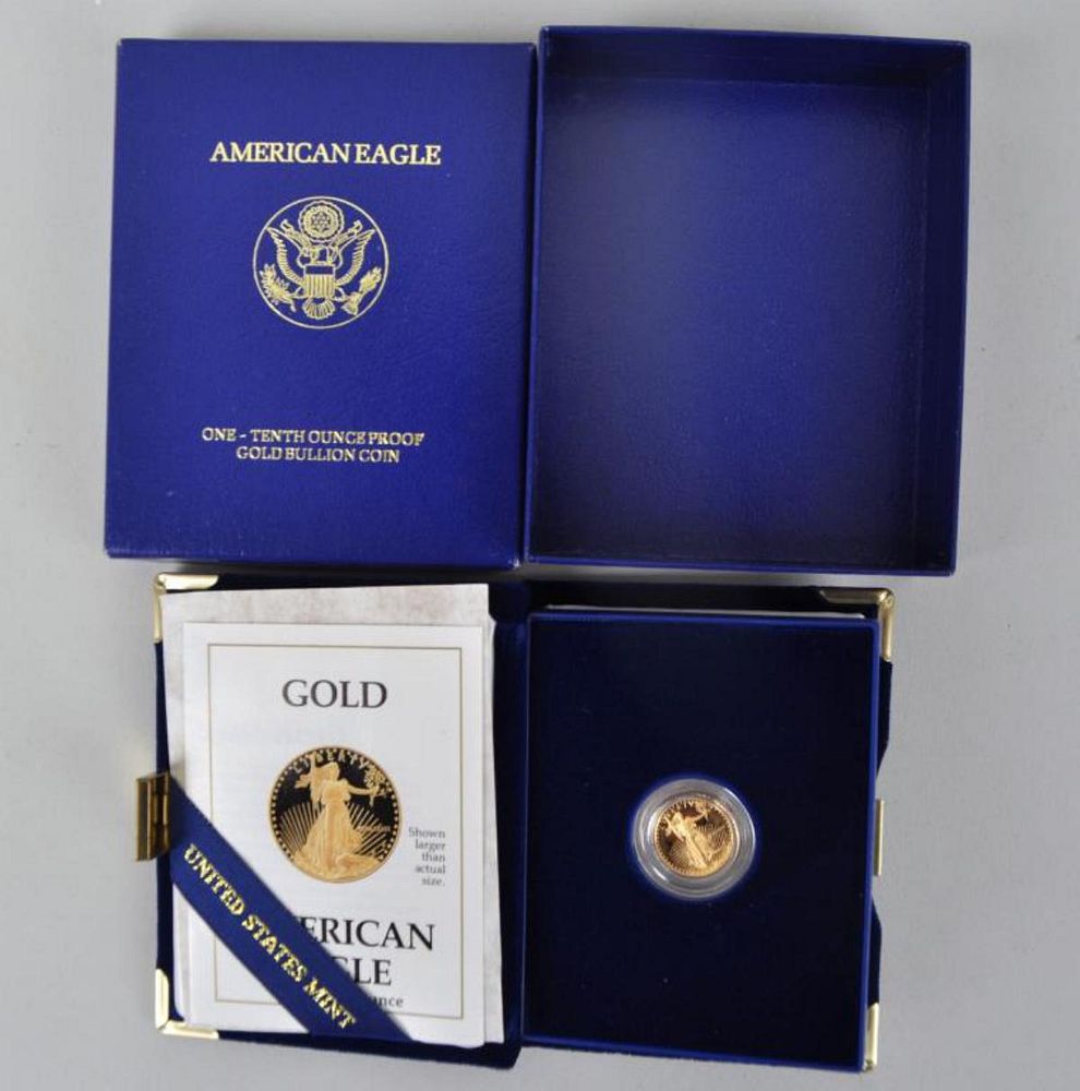 Appraisal: American Eagle P Five Dollar Gold Proof Coin US one-tenth