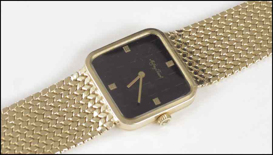 Appraisal: MATHEY TISSOT KARAT YELLOW GOLD WATCH Length '' Wt grams