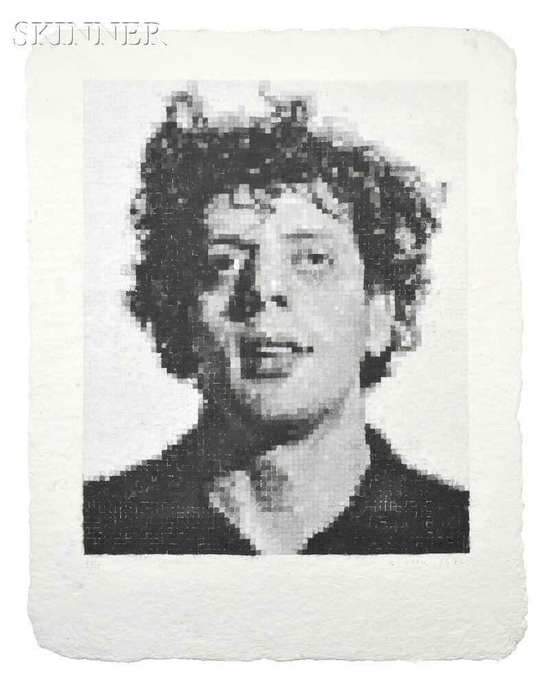 Appraisal: Chuck Close American b Phil I White edition of plus