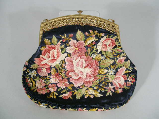 Appraisal: Vintage DeLill Evening Purse c s exquisite tambour work in