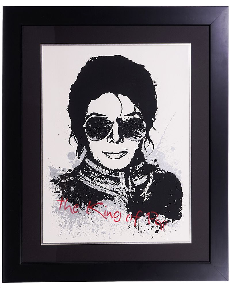 Appraisal: Mr Brainwash 'King of Pop' Silkscreen Mr Brainwash Thierry Guetta