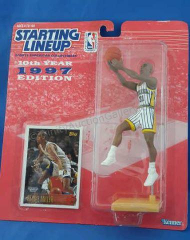 Appraisal: Starting Lineup Reggie Miller Action Figure Indiana Pacers - Sealed