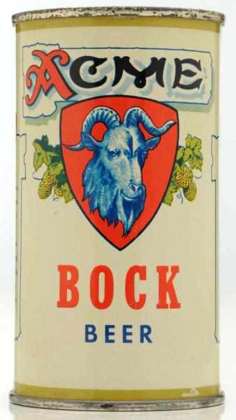 Appraisal: Acme Bock Beer Flat Top Beer Can - San Francisco