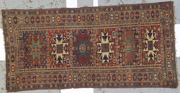 Appraisal: A Shirvan rug East Caucasian late th century size approximately