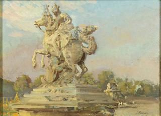 Appraisal: Paintings Alexander Nikolarvich Benois lot of Alexander Nikolarvich Benois Russian