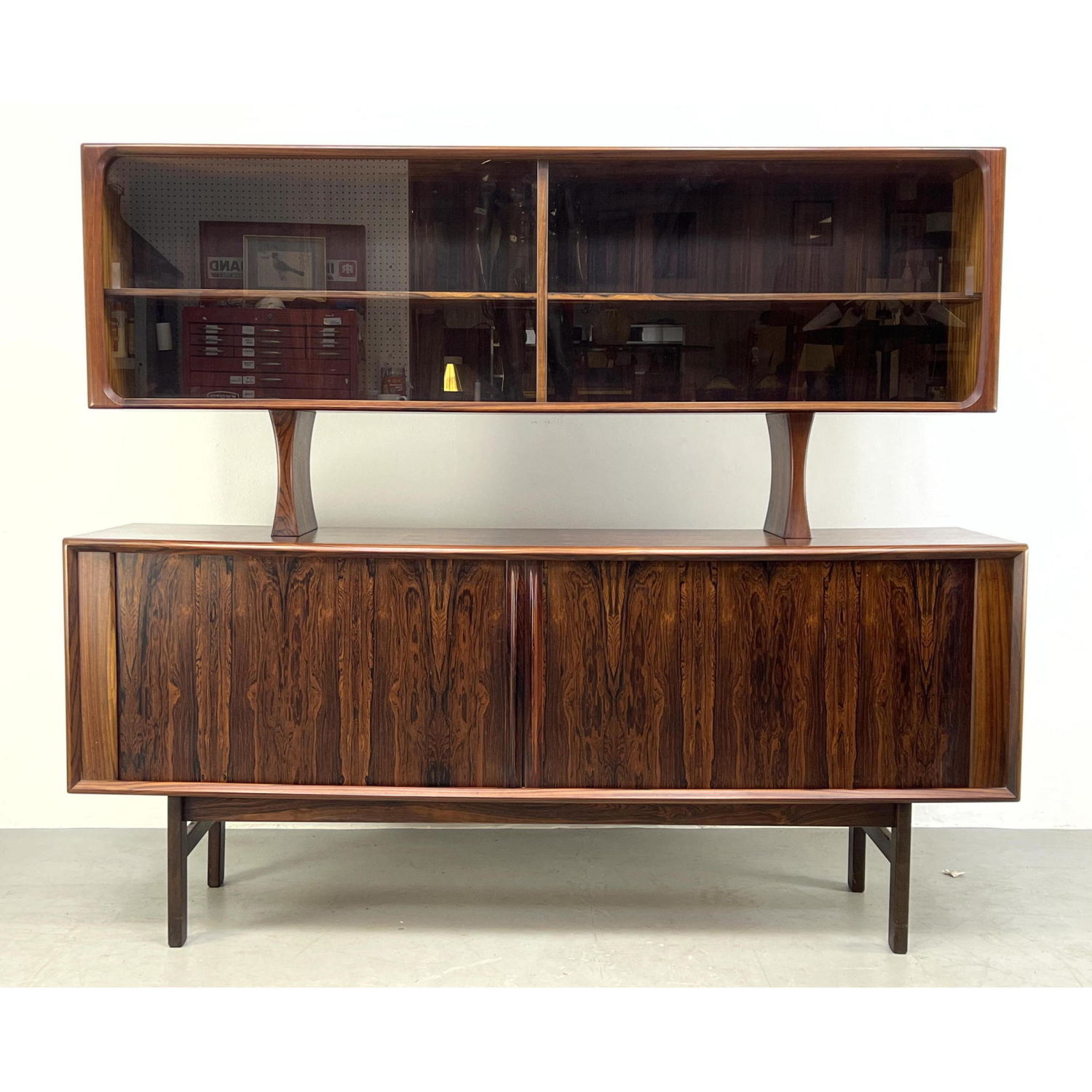 Appraisal: BERNHARD PETERSON and SON Danish Modern Rosewood Sideboard Credenza China