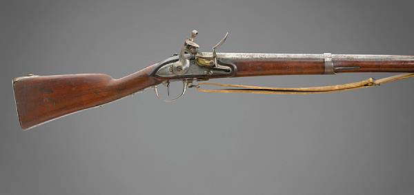 Appraisal: A French First Empire flintlock musket The inch caliber barrel