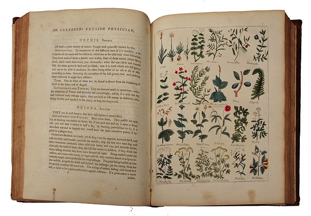 Appraisal: SIBLEY E ed Culpeper's English Physician and Complete Herbal Adlard