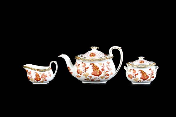 Appraisal: A Wedgwood bone china tea service for six in the