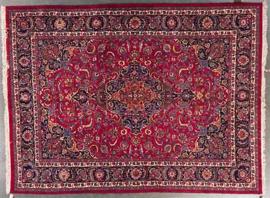 Appraisal: Persian Meshed carpet Iran modern x Estimate -