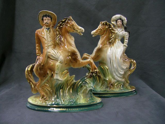 Appraisal: Staffordshire Buffalo Bill Cody marked Rd No and X and