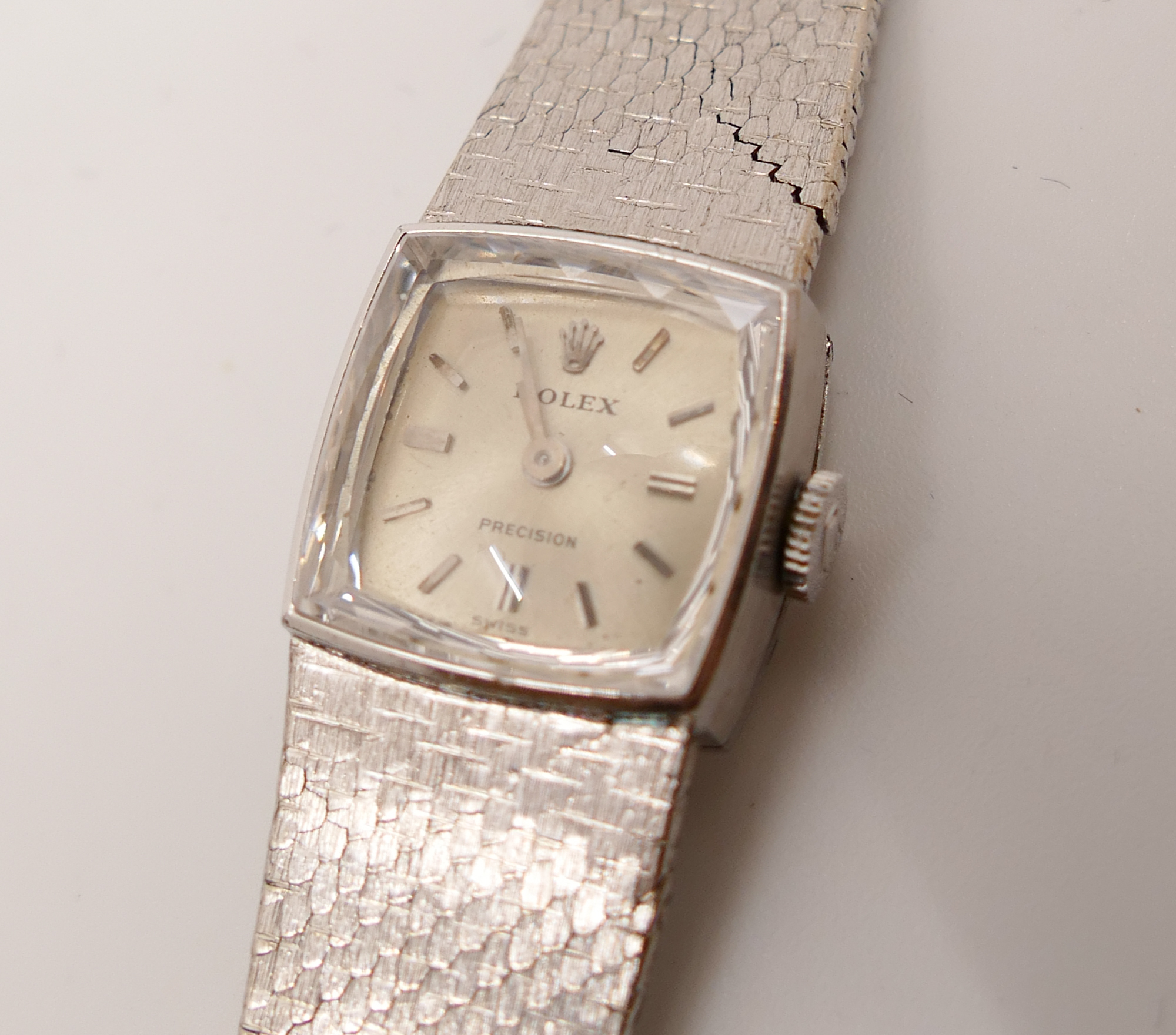 Appraisal: Vintage Womans K Case Rolex Wrist Watch- As Is