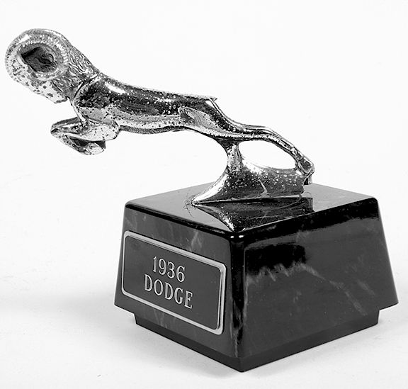 Appraisal: Dodge Mascot Hood Ornament - A x full body ram